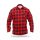 Flanel ing piros, méret XL, 100% pamut