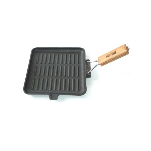 Perfect Home Öntöttvas grill serpenyő 21,5cm szögletes 10376