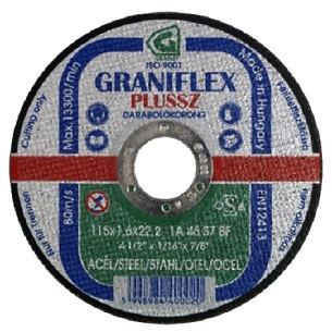 VÁGÓKORONG FÉMRE GRANIFLEX 40005 115*2.5*22