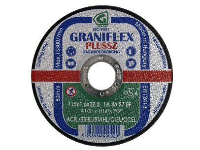 VÁGÓKORONG FÉMRE GRANIFLEX 40008 115*3,2*22