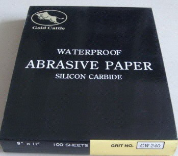 CSISZOLÓPAPÍR VÍZÁLLÓ 230 x 280 MM P1200 A/4 P1200