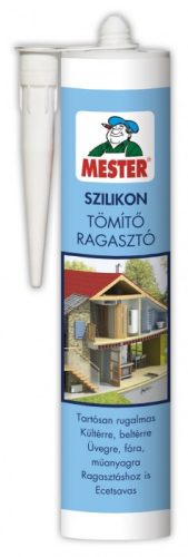 SZILIKON TÖMÍTŐ RAGASZTÓ 310ML FEHÉR MESTER 065!