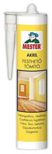 AKRIL TÖMÍTŐ 310ML FEHÉR FESTHETŐ MESTER 063!