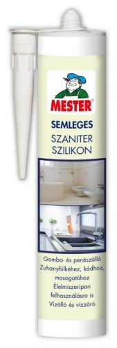 SZANITER SZILIKON SEMLEGES 310ML FEHÉR MESTER