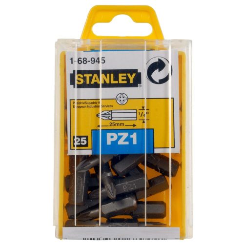 BIT HEGY 1/4 PZ1 25MM 25DB STANLEY 1-68-945