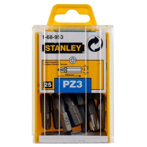 BIT HEGY 1/4 PZ3 25MM 25DB STANLEY 1-68-953