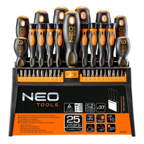 CSAVARHÚZÓ KÉSZLET 37 BITTEL NEO TOOLS