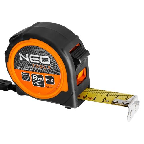 MÉRŐSZALAG 8M/25MM MÁGNESES NEO TOOLS