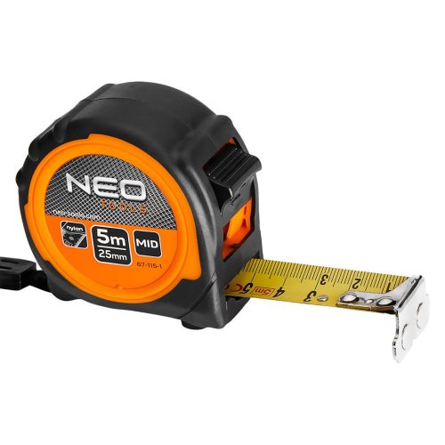 MÉRŐSZALAG 5M/25MM MÁGNESES NEO TOOLS